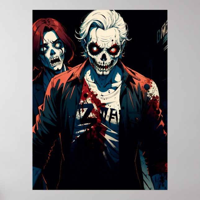 Tales från Zombie Realm Poster (Framsidan)