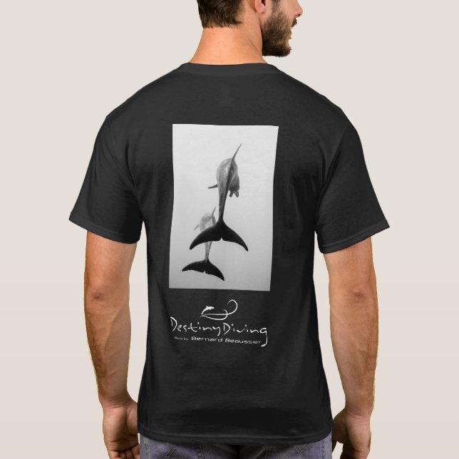 Tales of dolphin black T-shirt ドルフィンテイルT 黒 (Baksida)