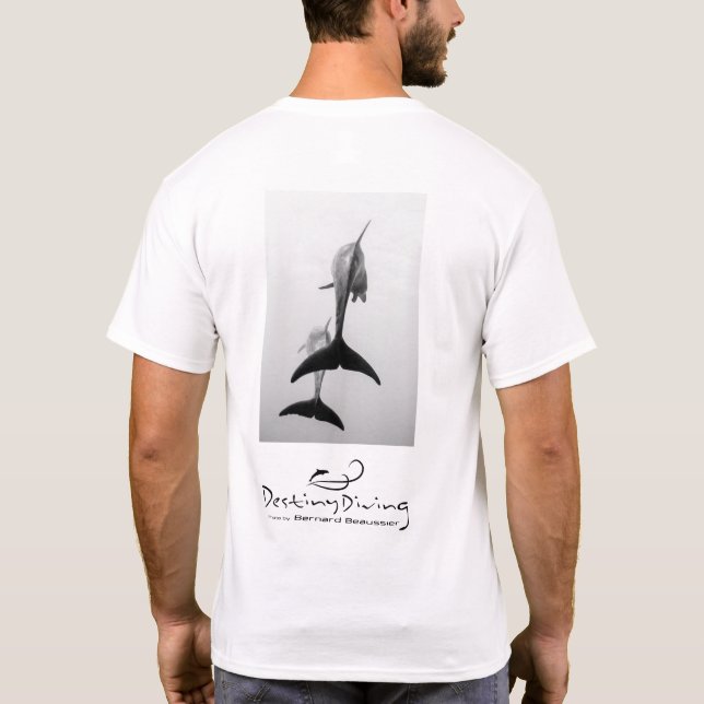 Tales of wild dolphin white T-shirt ドルフィンテイルT 白 (Baksida)