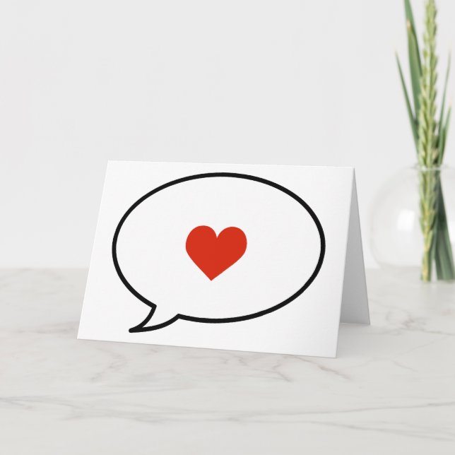 Talet om Kärlek Kort (Framsida)