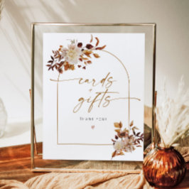 TALIA Bohemian Terracotta Arch Cards & Gifts Sign Poster
