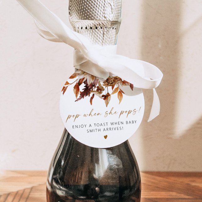 TALIA Bohemian Terracotta Blommigt Pop när hon hop Gåvor Etiketter (Skapare uppladdad)