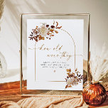 TALIA Boho föll så gammal var de Möhippa Poster<br><div class="desc">Så gammal var möhippans speltecken med en bohemisk blommigt,  en vattenfärgad jordton och ett handskrivet elegant med roligten terracotta accent färg. Den här poster är perfekten som läggs till din boho eller faller firande.</div>
