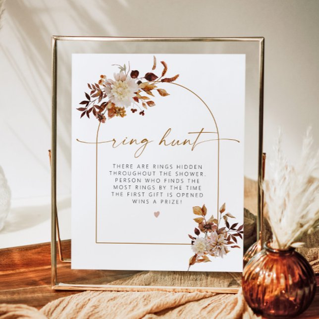 TALIA Boho Terracotta Arch Ring Hunt Möhippa Poster (Skapare uppladdad)