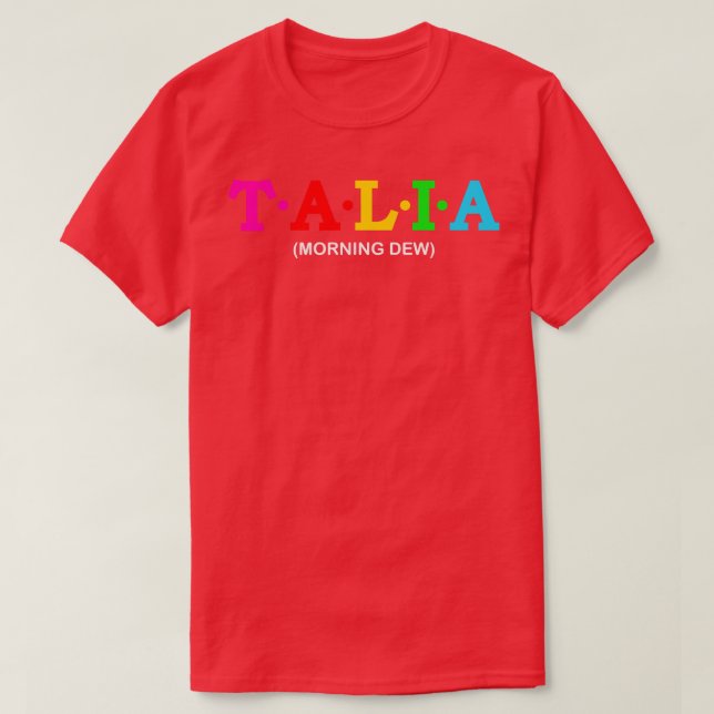 Talia MorgDew T Shirt (Design framsida)