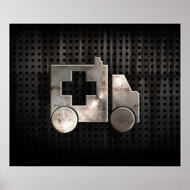 Tålig ambulans poster (Framsidan)