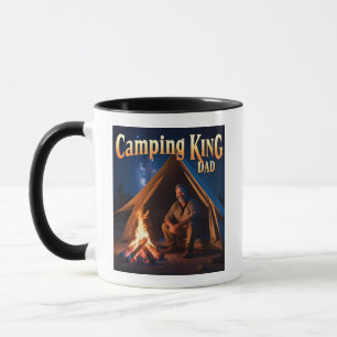 Tålig Camping Kung Pappa Mugg