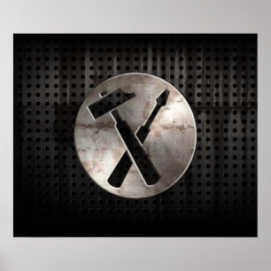 Tålig Carpenter Verktyg Poster