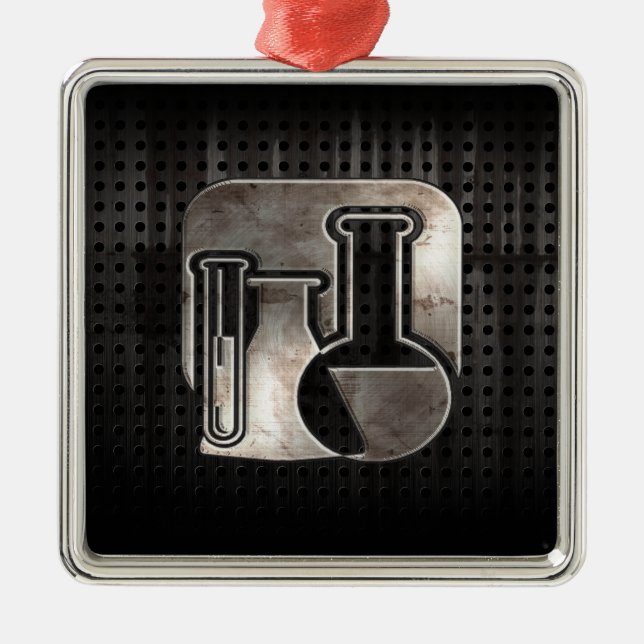 Tålig kemi julgransprydnad metall (Framsidan)