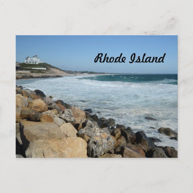 tålig kusten i Rhode island Vykort (Framsida)