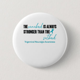 Tålig Neuralgia Awareness Ribbon Support Gift Knapp