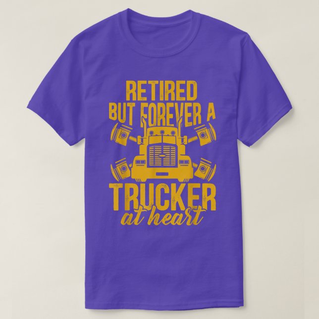 Tålig textdesign för Lastbil-drivrutin, citattecke T Shirt (Design framsida)