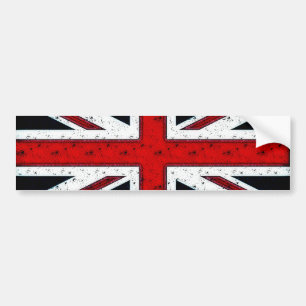 Tålig Union Jack Bildekal