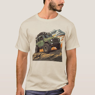 Tålig Vintage Land Rover Defender T-Shirt