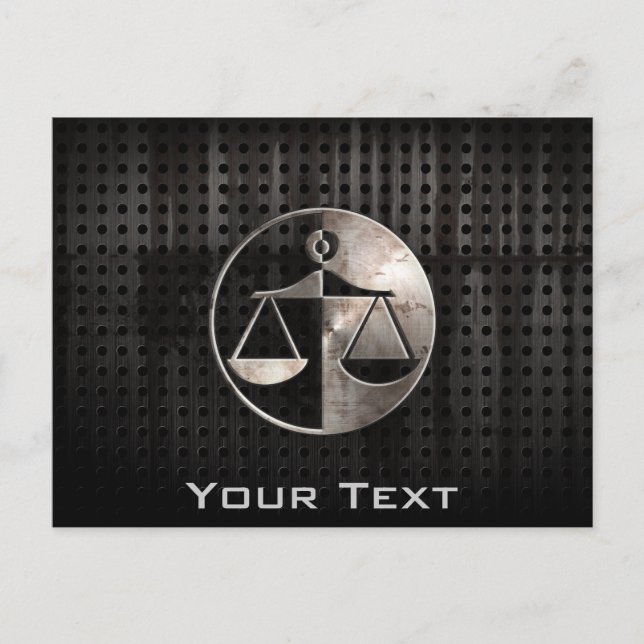 Tåliga rättviseskalor vykort (Framsida)