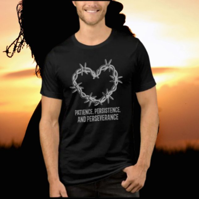 Tålighet, uthållighet och uthållighet - Sober T Shirt (Skapare uppladdad)