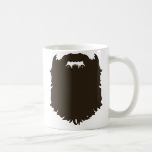 Tåligt manligt skägg kaffemugg