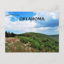 Talimena Scenia Highway Oklahoma Vykort