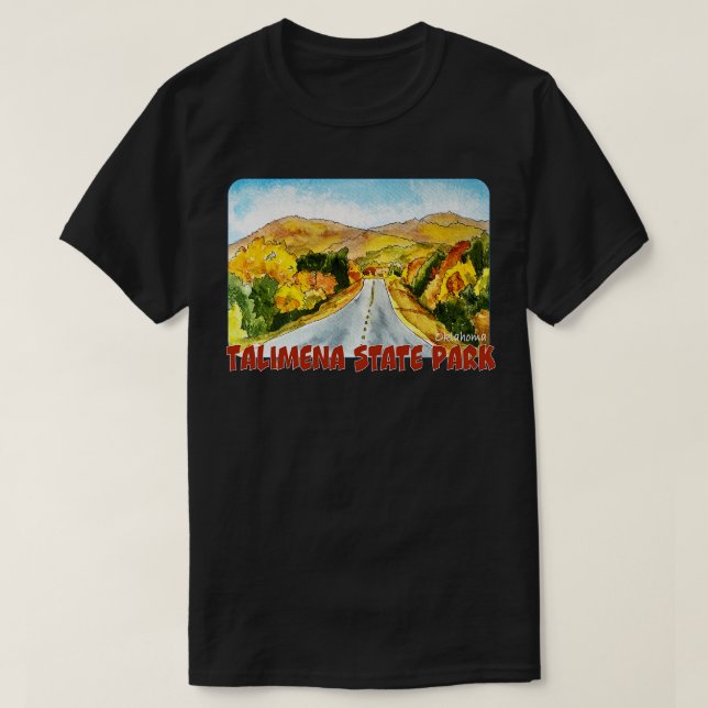 Talimena State Park Oklahoma T Shirt (Design framsida)