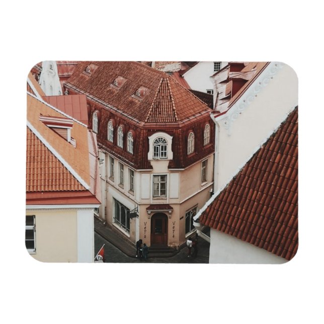 Talinn Old Town Magnet (Horisontell)