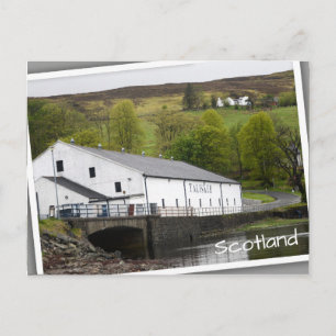 Talisker whisky-destilleri på Skye, Skottland Vykort