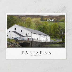 Talisker whisky-destilleri på Skye, Skottland Vykort