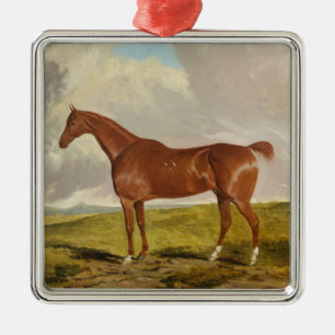 Talisman c.1840 julgransprydnad metall