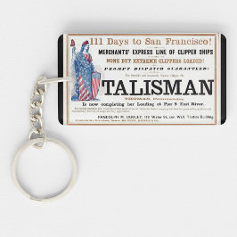 Talisman Clipper frakt 1855 Nyckelring