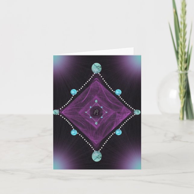 Talisman for Healing Notecard Kort (Framsida)