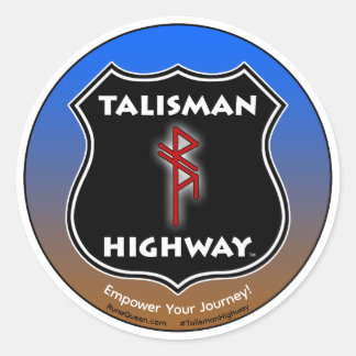 Talisman Highway RuneQueen Runt Klistermärke