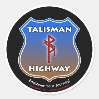 Talisman Highway RuneQueen Runt Klistermärke