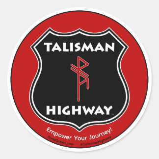 Talisman Highway RuneQueen Runt Klistermärke