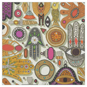 TALISMANS honeydew Fabric Tyg