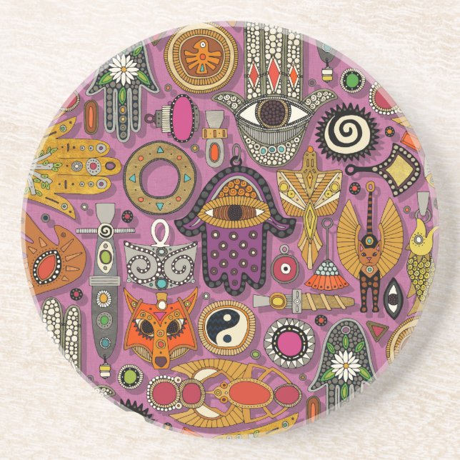 talismans peony underlägg (Framsidan)