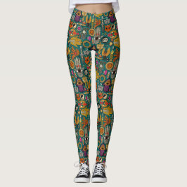 TALISMANS viridian grönt leggings