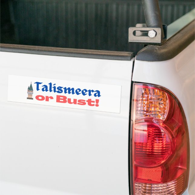 Talismeera - Bumper Sticker Bildekal (På lastbil)