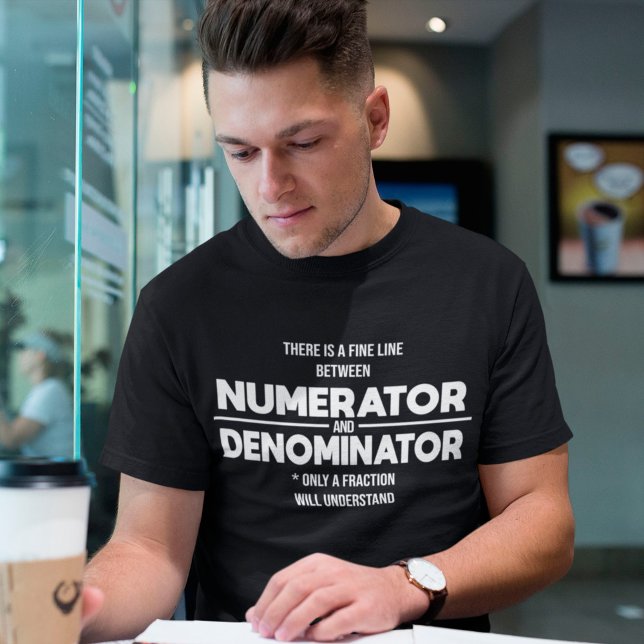Täljare och nämnare efter vetenskap t shirt (Skapare uppladdad)