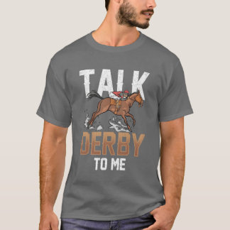 Talk Derbyo Me Horse Rider Älskare Riding Boy T Shirt