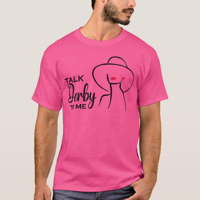 Talk Derbyo Me WoS Horse-gåva T Shirt (Framsida)