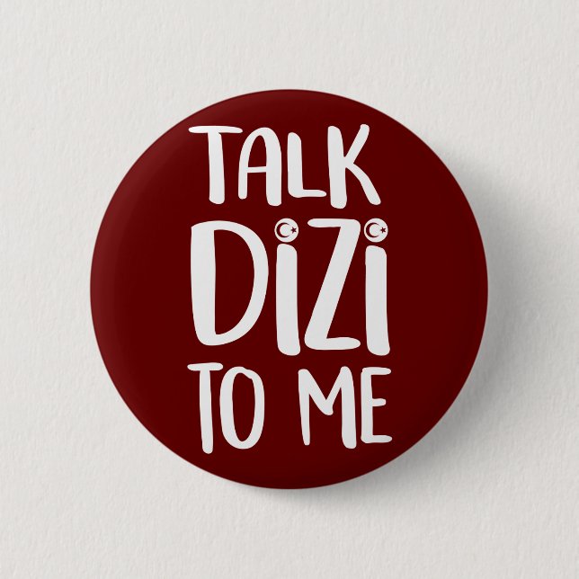 Talk Dizi Bold Maroon-knapp Knapp (Framsida)