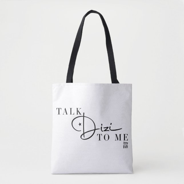 Talk Dizi Script White Toot Tygkasse (Framsida)