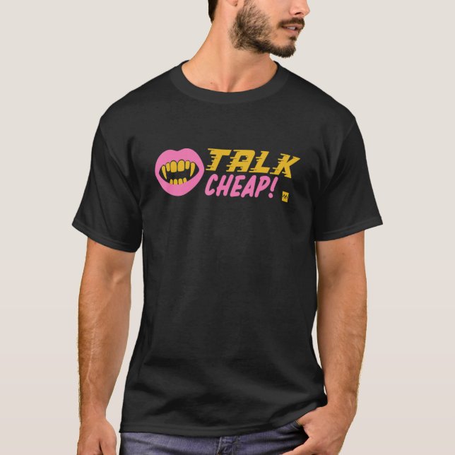 Talk Is Billigt Apparatur T Shirt (Framsida)
