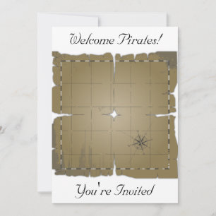 Talk like a Pirate Party Invitation Meddelande