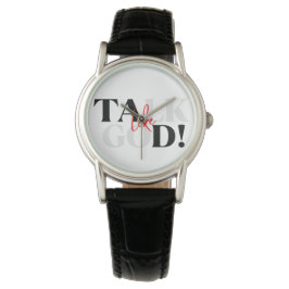 Talk Like God Red white and black watch Armbandsur