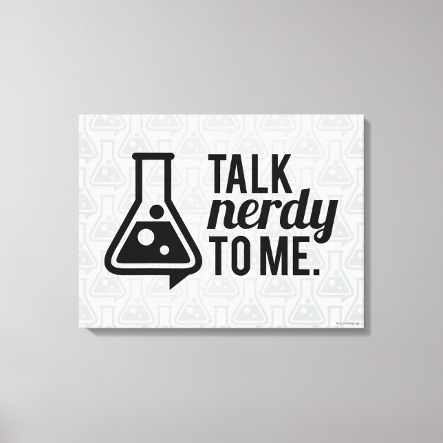 Talk Nerdy Canvastryck (Framsida)