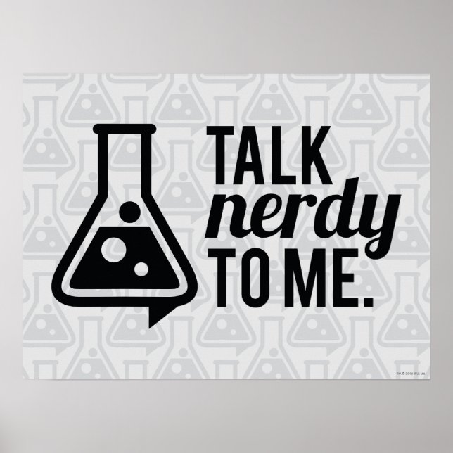 Talk Nerdy Poster (Framsidan)