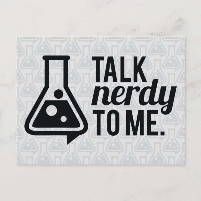 Talk Nerdy Vykort (Framsida)