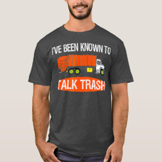 Talk Sopor Sopor Lastbil Sanitation Worker Pun T Shirt