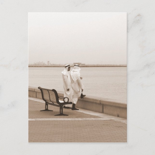 Talk Talk, Manar i Dishdasha i Kuwait Vykort (Framsida)