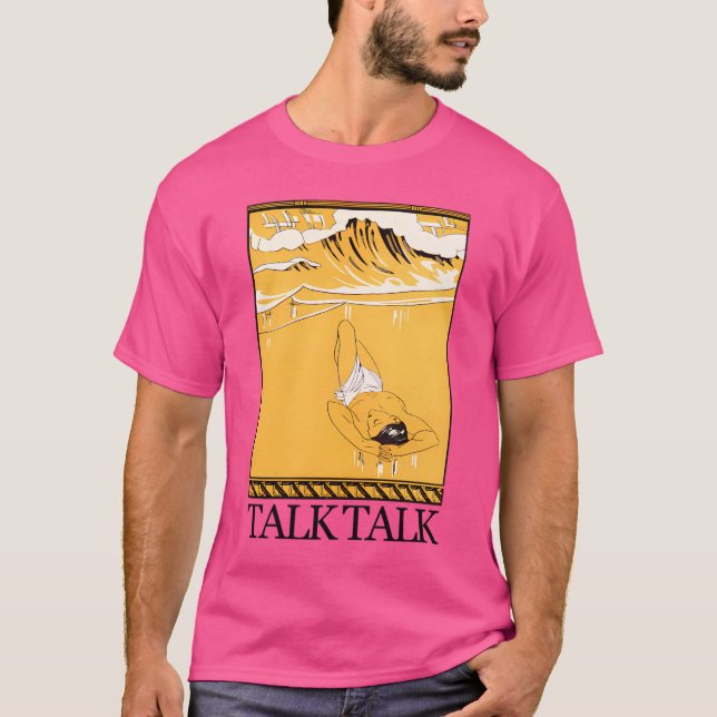 Talk Talk Retro Stil Aestesidesign T Shirt (Framsida)